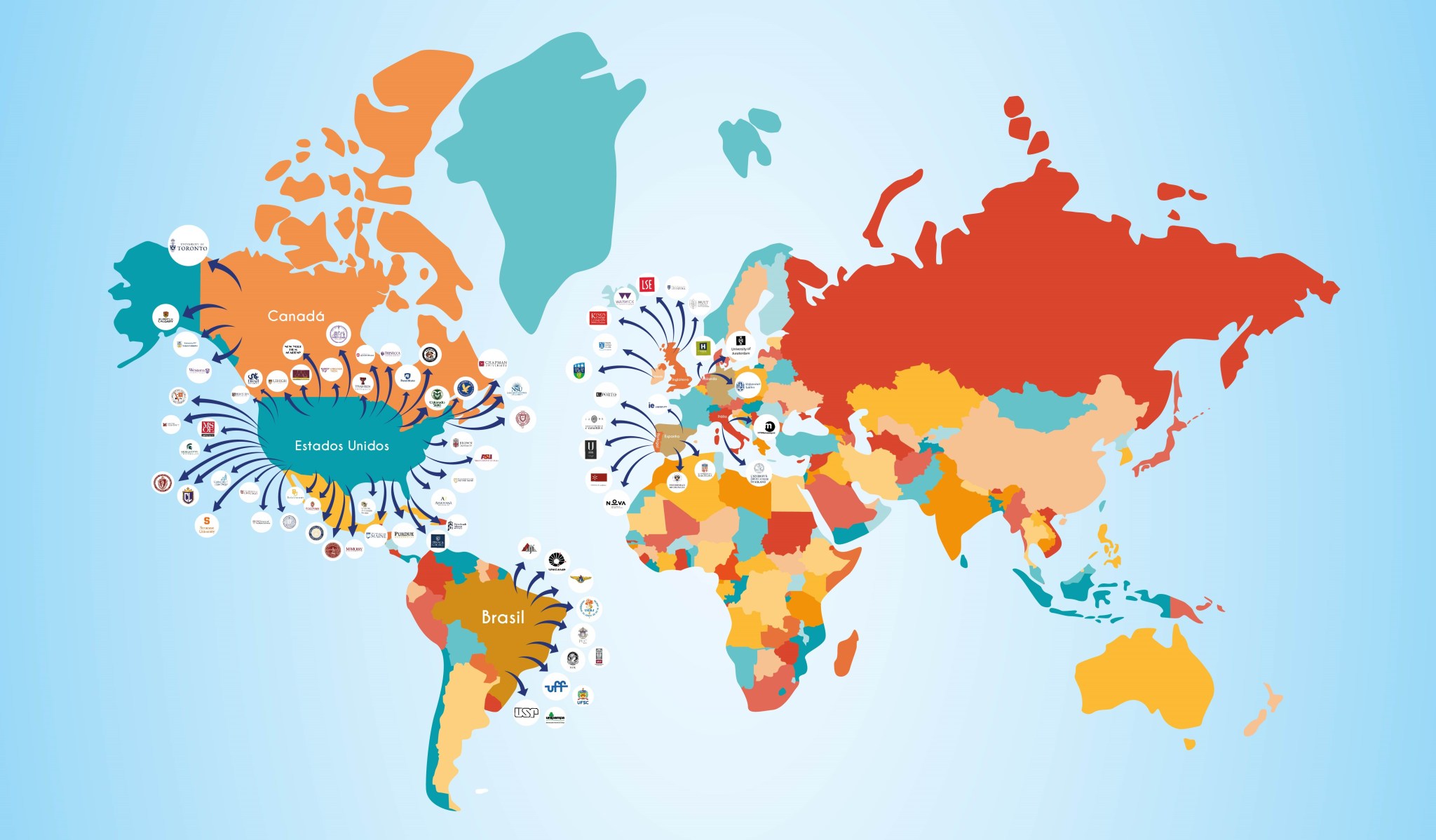 atualizado ocupando o mundo mapa 2023 oficial